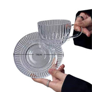 Cup and Saucer 6 Pcs Set - 230 ML ALJERAIWI