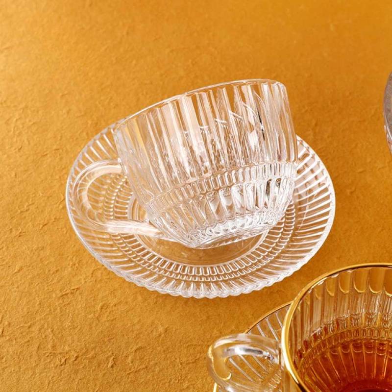 Cup and Saucer 6 Pcs Set - 230 ML ALJERAIWI
