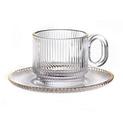 Cup and Saucer 6 Pcs Set - 150 ML ALJERAIWI