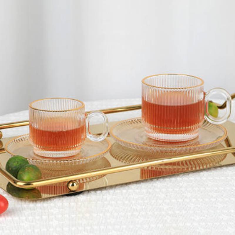 Cup and Saucer 6 Pcs Set - 100 ML ALJERAIWI