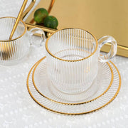 Cup and Saucer 6 Pcs Set - 150 ML ALJERAIWI
