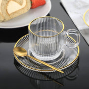 Cup and Saucer 6 Pcs Set - 100 ML ALJERAIWI