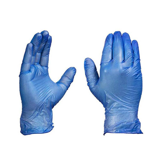 Blue Powder Free Vinyl Gloves ALJERAIWI