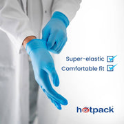Blue Powder Free Vinyl Gloves ALJERAIWI