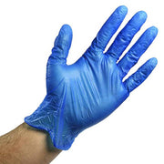 Blue Powder Free Vinyl Gloves ALJERAIWI