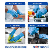 Blue Powder Free Vinyl Gloves ALJERAIWI