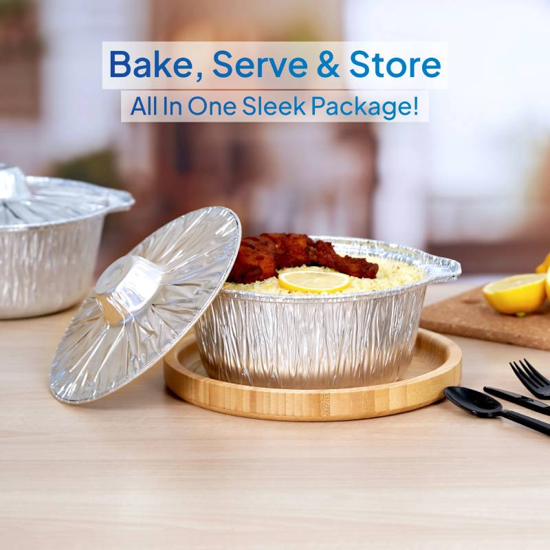Aluminium Pot With Hood 5 Pcs Set ALJERAIWI