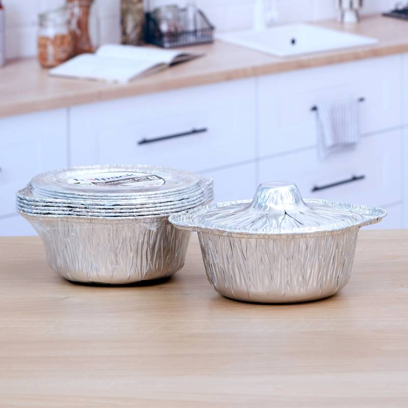 Aluminium Pot With Hood 5 Pcs Set ALJERAIWI