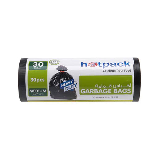 Black Heavy Duty Garbage Bag Roll 30 Gallon ALJERAIWI