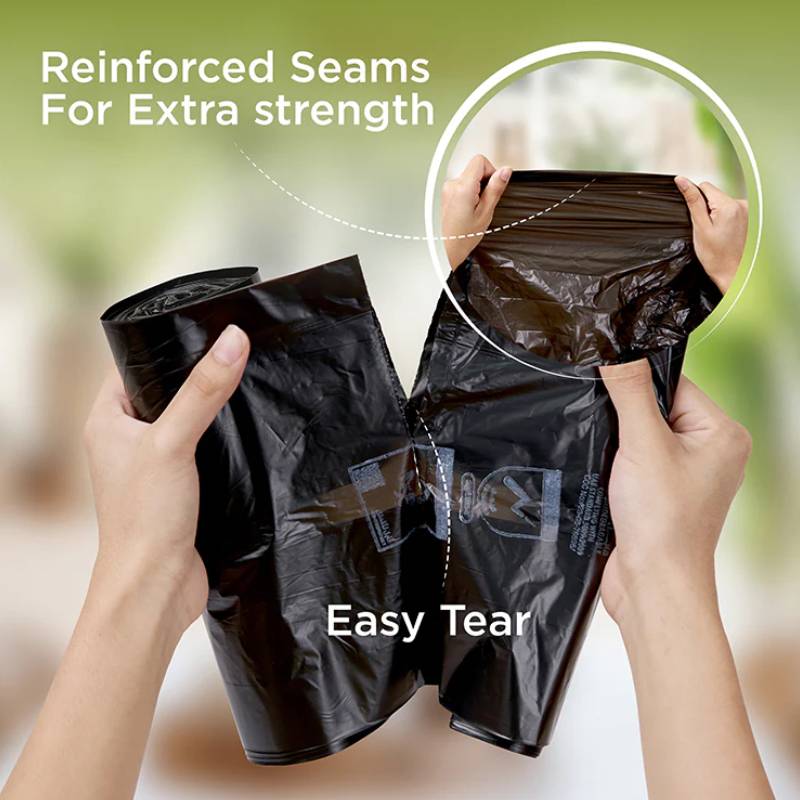 Black Heavy Duty Garbage Bag Roll 30 Gallon ALJERAIWI