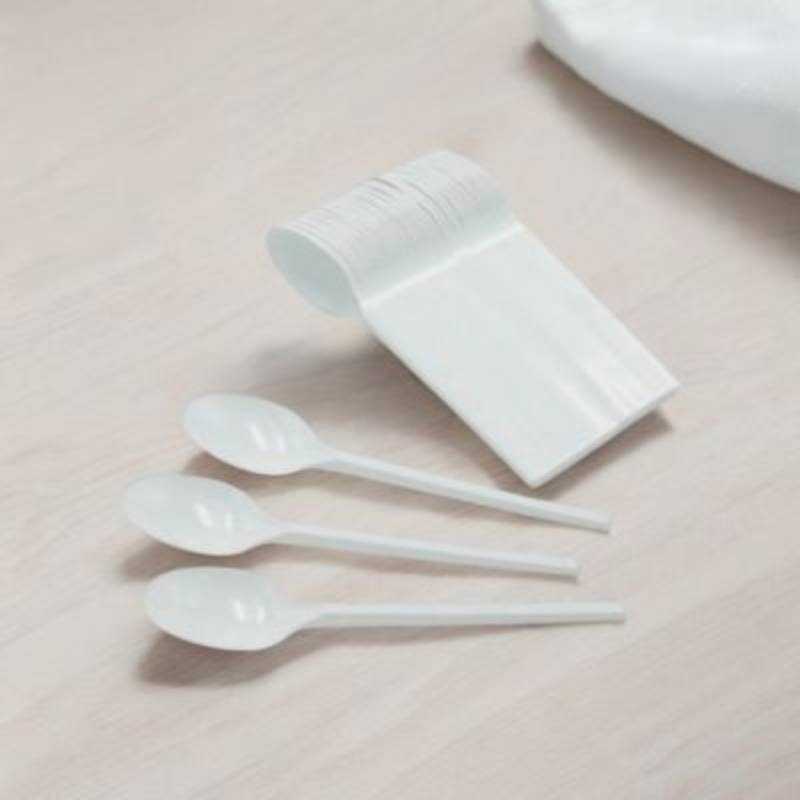 Plastic Clear Spoon 50 Pcs ALJERAIWI