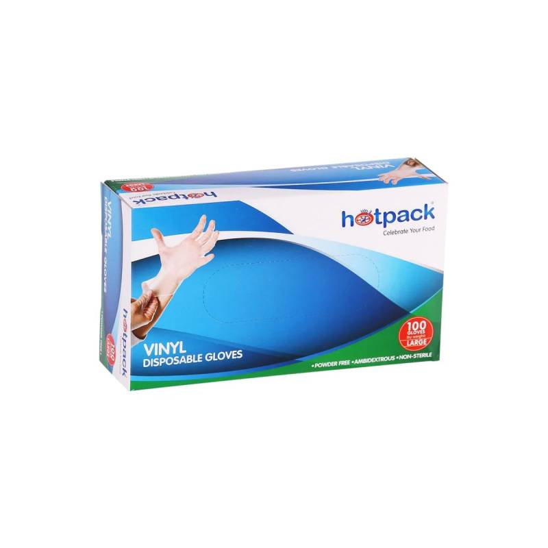 Powder Free Vinyl Gloves 100 Pcs ALJERAIWI