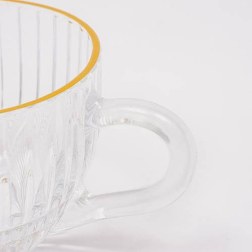 Cup and Saucer 6 Pcs Set - 230 ML ALJERAIWI