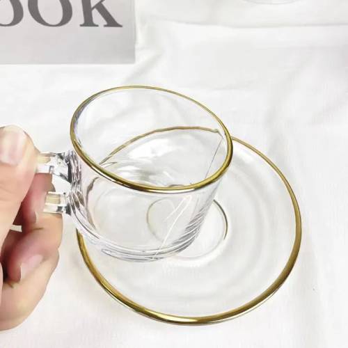 Cup and Saucer 6 Pcs Set - 150 ML ALJERAIWI