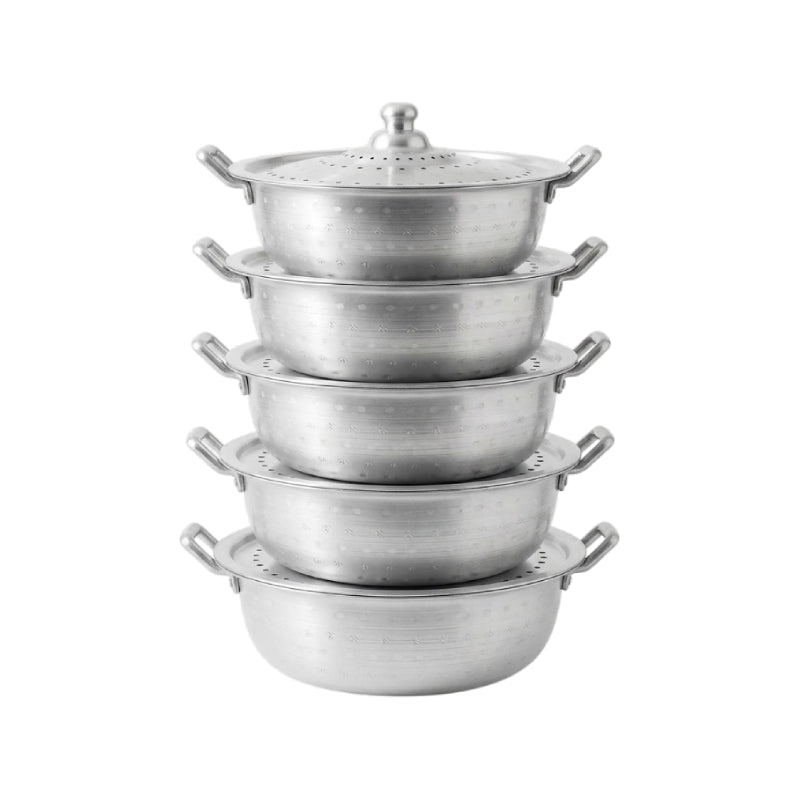 Designed Aluminum Skillet 5 pcs set