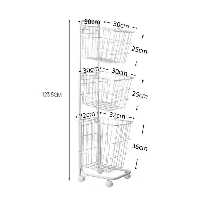 3 Tiers Kitchen Storage Basket