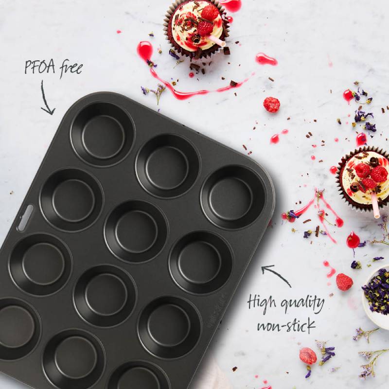 12 Cup Non-Stick Muffin Tray