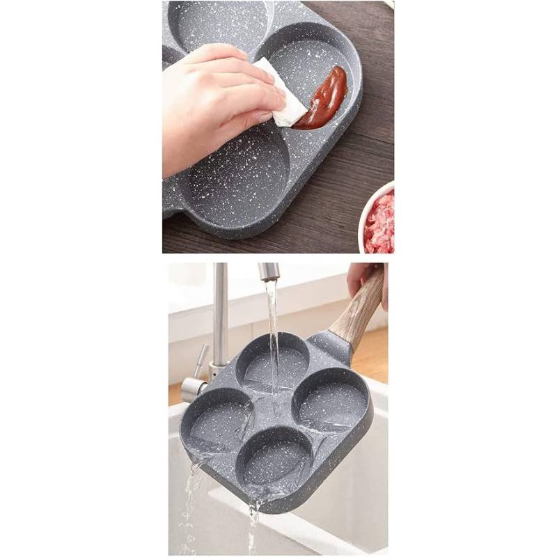 مقلاة فطور 4×1 غير لاصق 17*17 سنتي