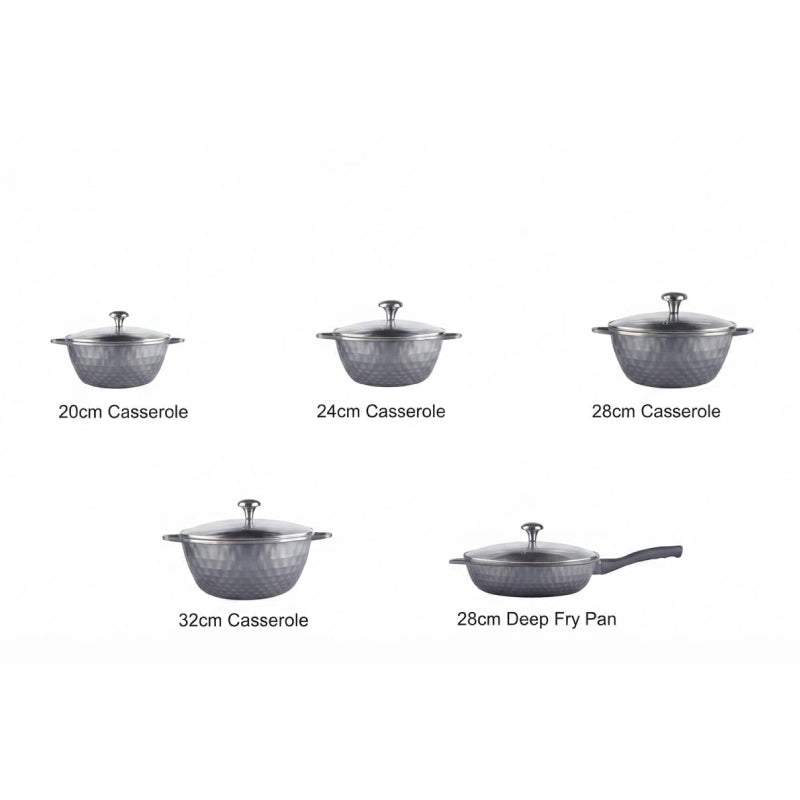 10-Piece Ceramic Cookware Set