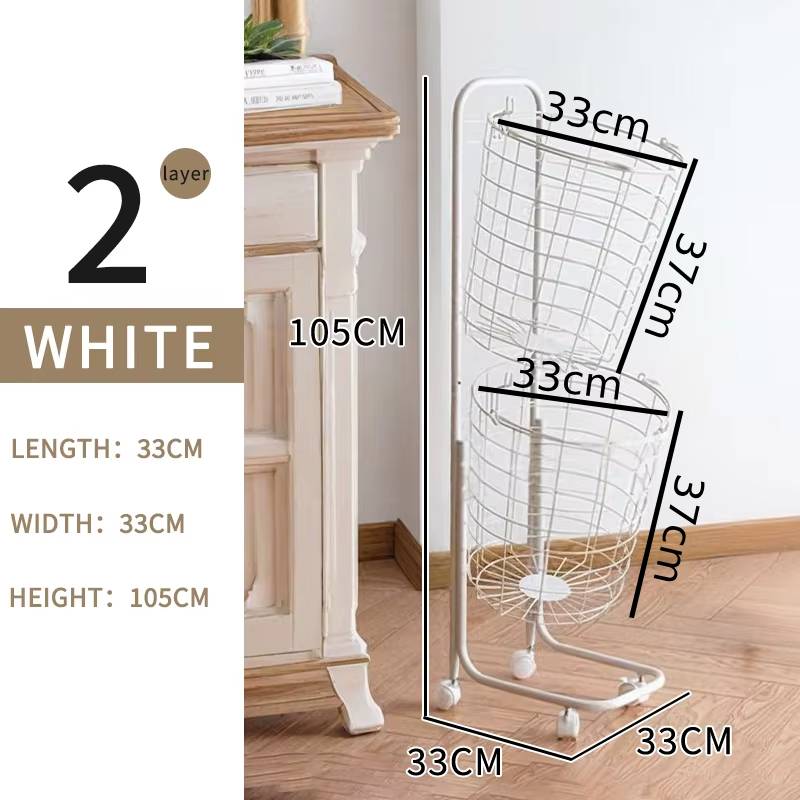 2 Tiers Laundry Basket
