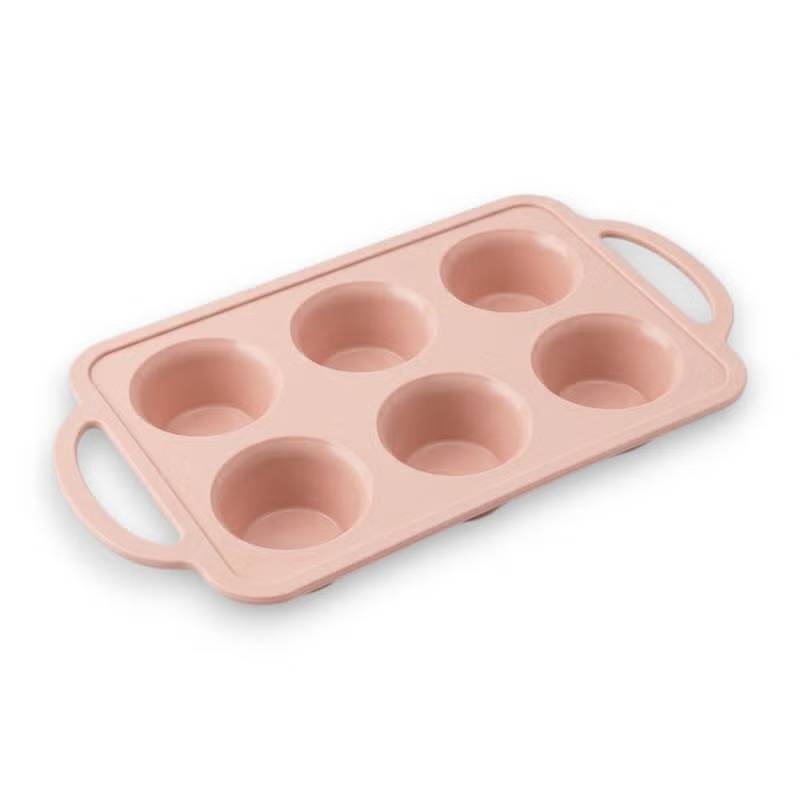 6 Pcs Silicone Muffin Tray