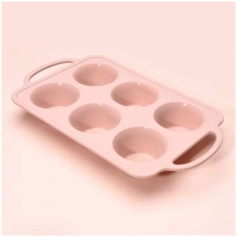 6 Pcs Silicone Muffin Tray