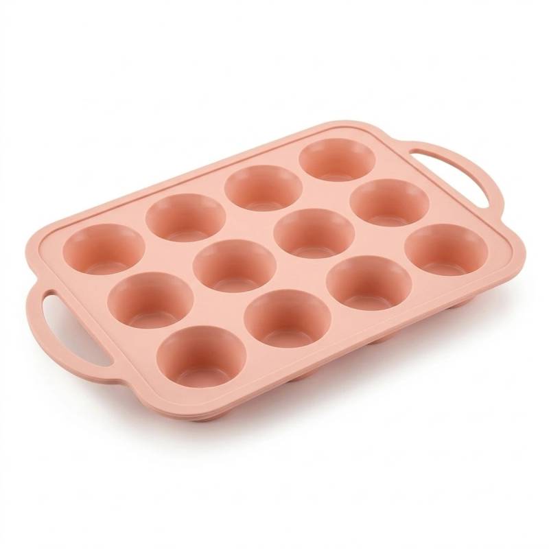 12 Pcs Silicone Muffin Tray