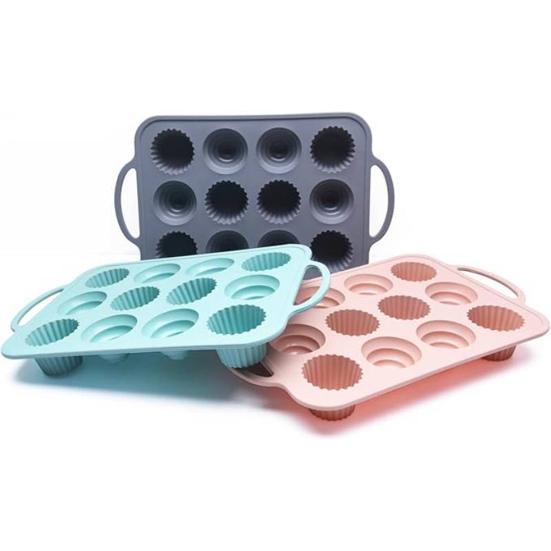 12 Pcs Silicone Cake Mould