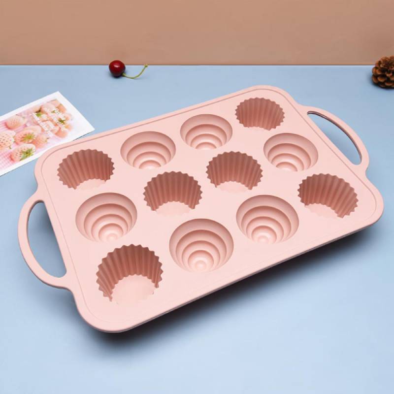 12 Pcs Silicone Cake Mould