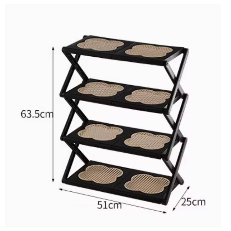 4 Tier Shoe Rack 51*25*63.5 CM