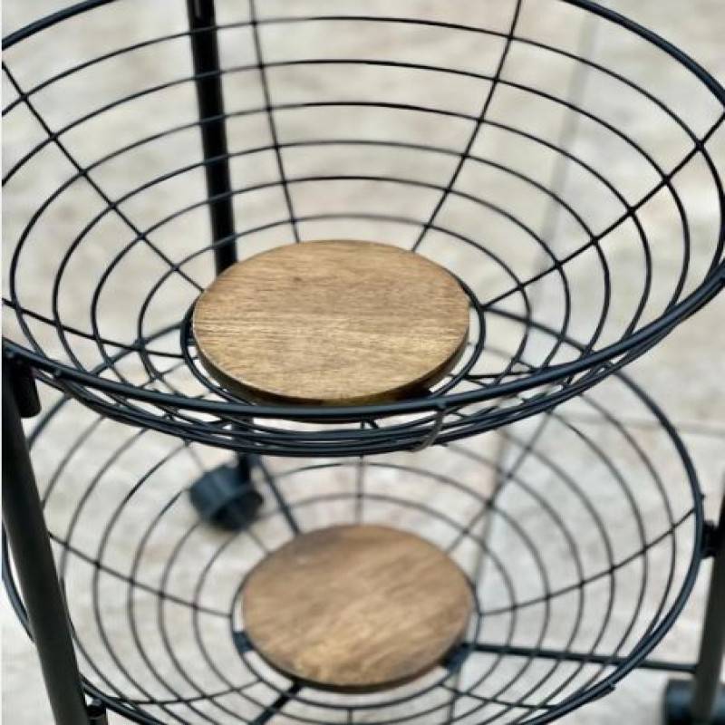 4 Tiers Kitchen Trolley