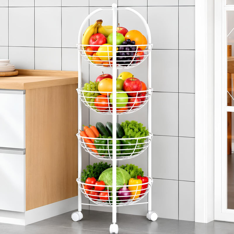 4 Tiers Kitchen Trolley
