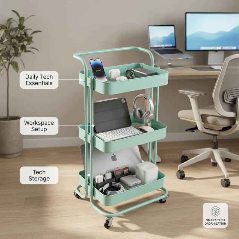3 Tiers Multipurpose Trolley
