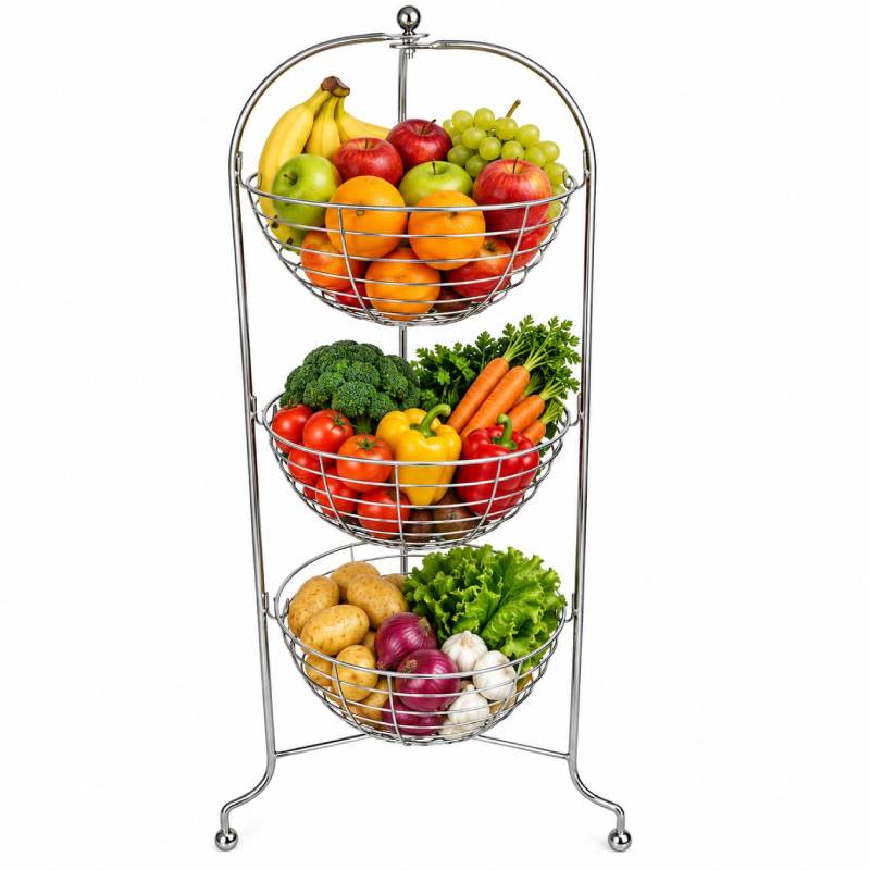 3 Tiers Kitchen Trolley