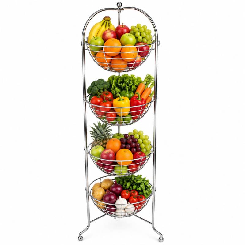 4 Tiers Kitchen Trolley