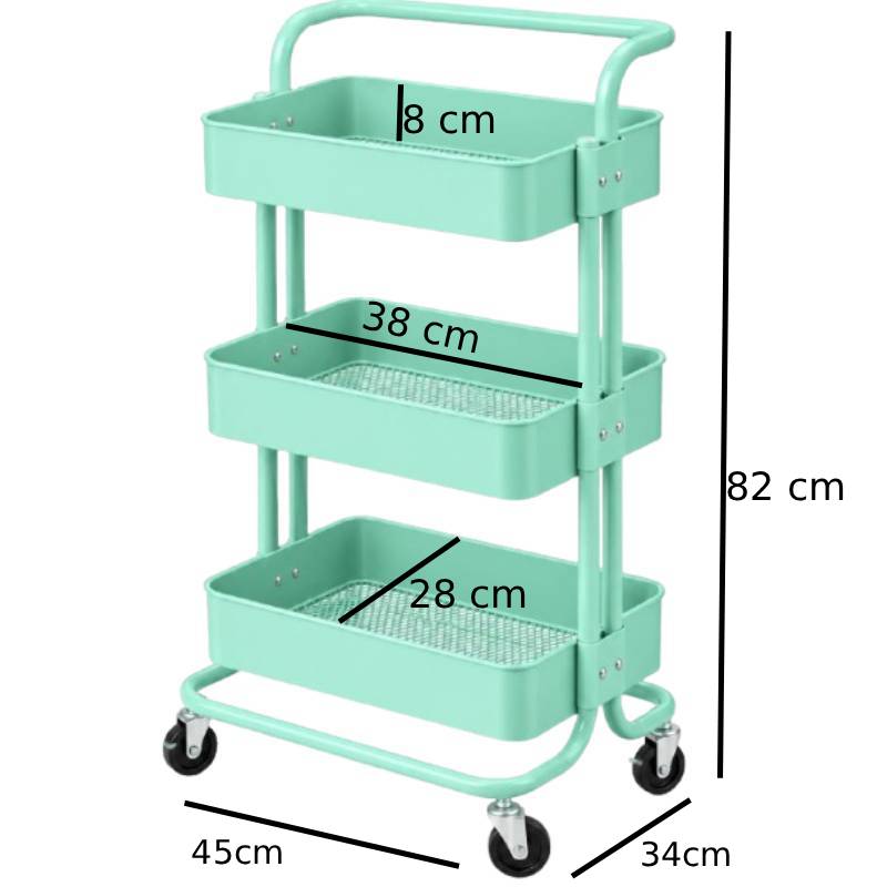 3 Tiers Multipurpose Trolley