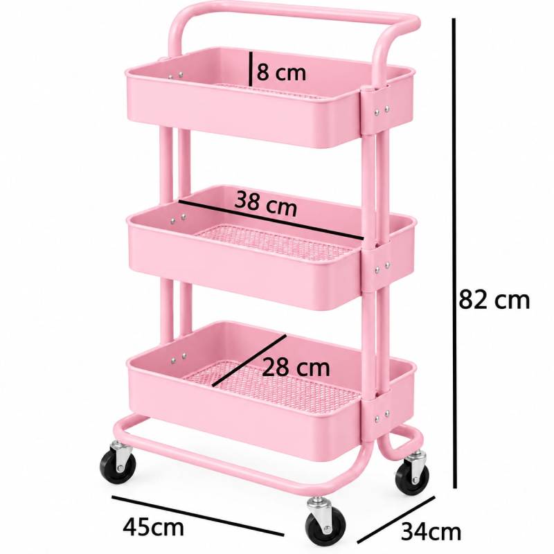 3 Tiers Multipurpose Trolley
