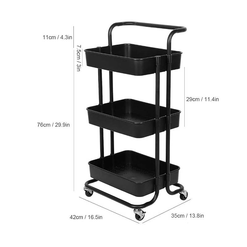 3 Tiers Multipurpose Trolley