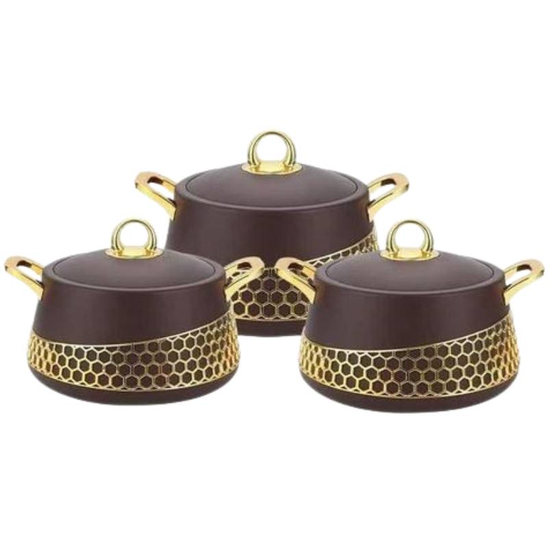 حافظة طعام 3 قطع 2 - 2.5 - 3 لتر