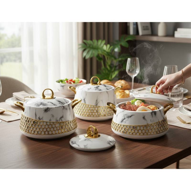 Hotpot (Food Warmer) 3 pcs set