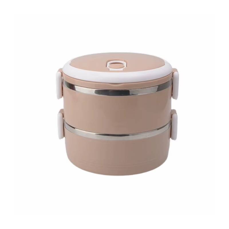 Stainless Steel Insulated Tiffin Box 14 CM (2 Layers)