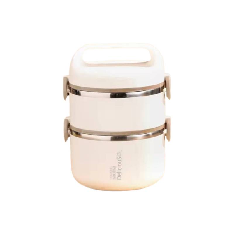 Stainless Steel Insulated Tiffin Box 14 CM (2 Layers)