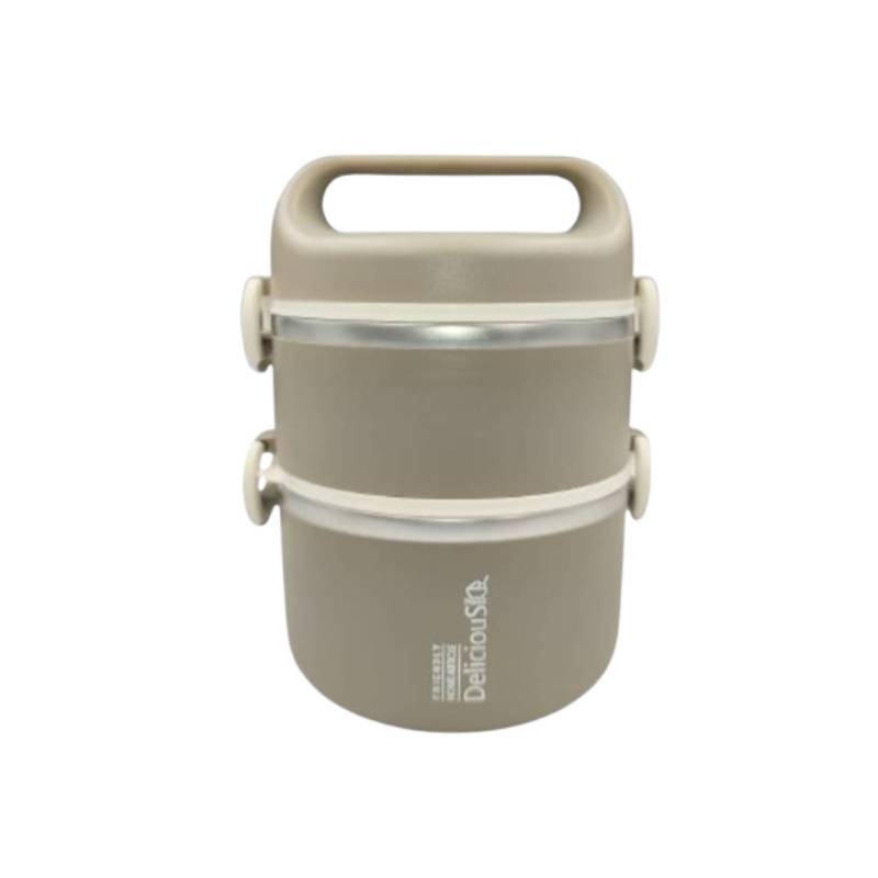 Stainless Steel Insulated Tiffin Box 14 CM (2 Layers)