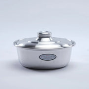 Aljeraiwi Aluminum Bowl with Lid ALJERAIWI