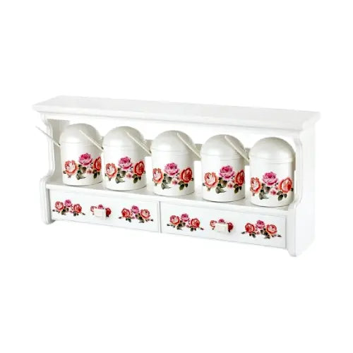 5 Pcs Spices Set with Stand ALJERAIWI