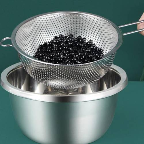 Steel Strainer With Long Handle