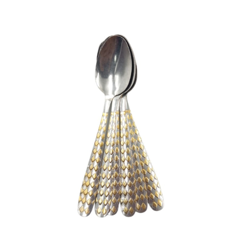 Stainless Steel Spoons 15 cm 6 Pcs Set