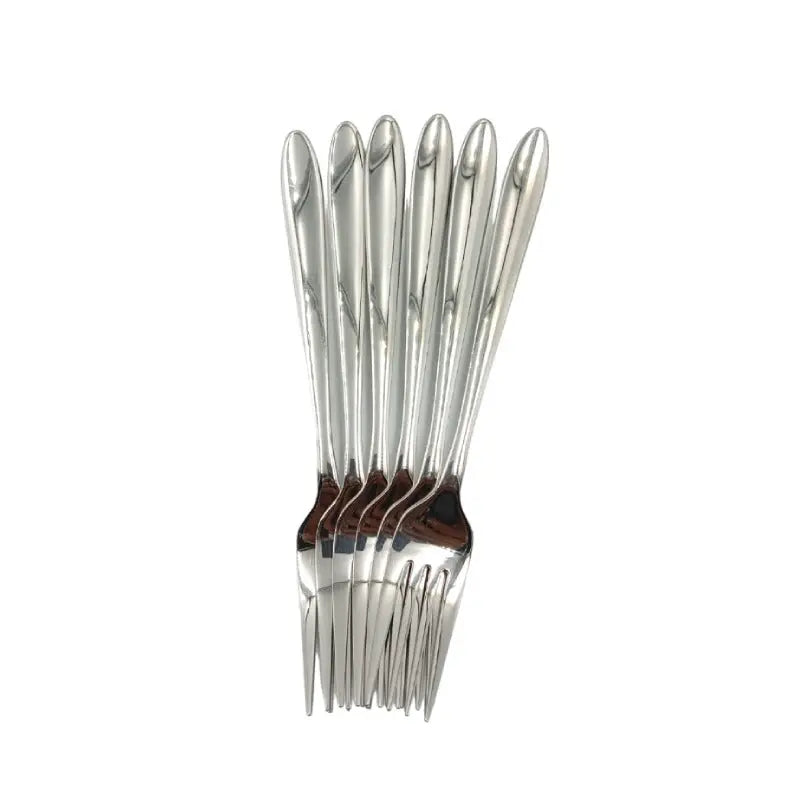Stainless Steel Forks 15 cm 6 Pcs Set ALJERAIWI