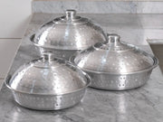 Aluminum Bowl with Cover ALJERAIWI