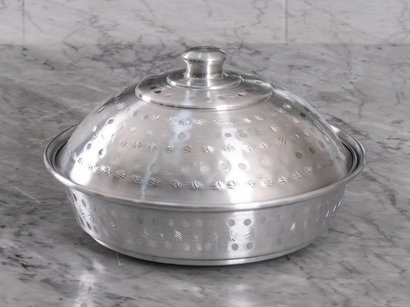 Aluminum Bowl with Cover ALJERAIWI